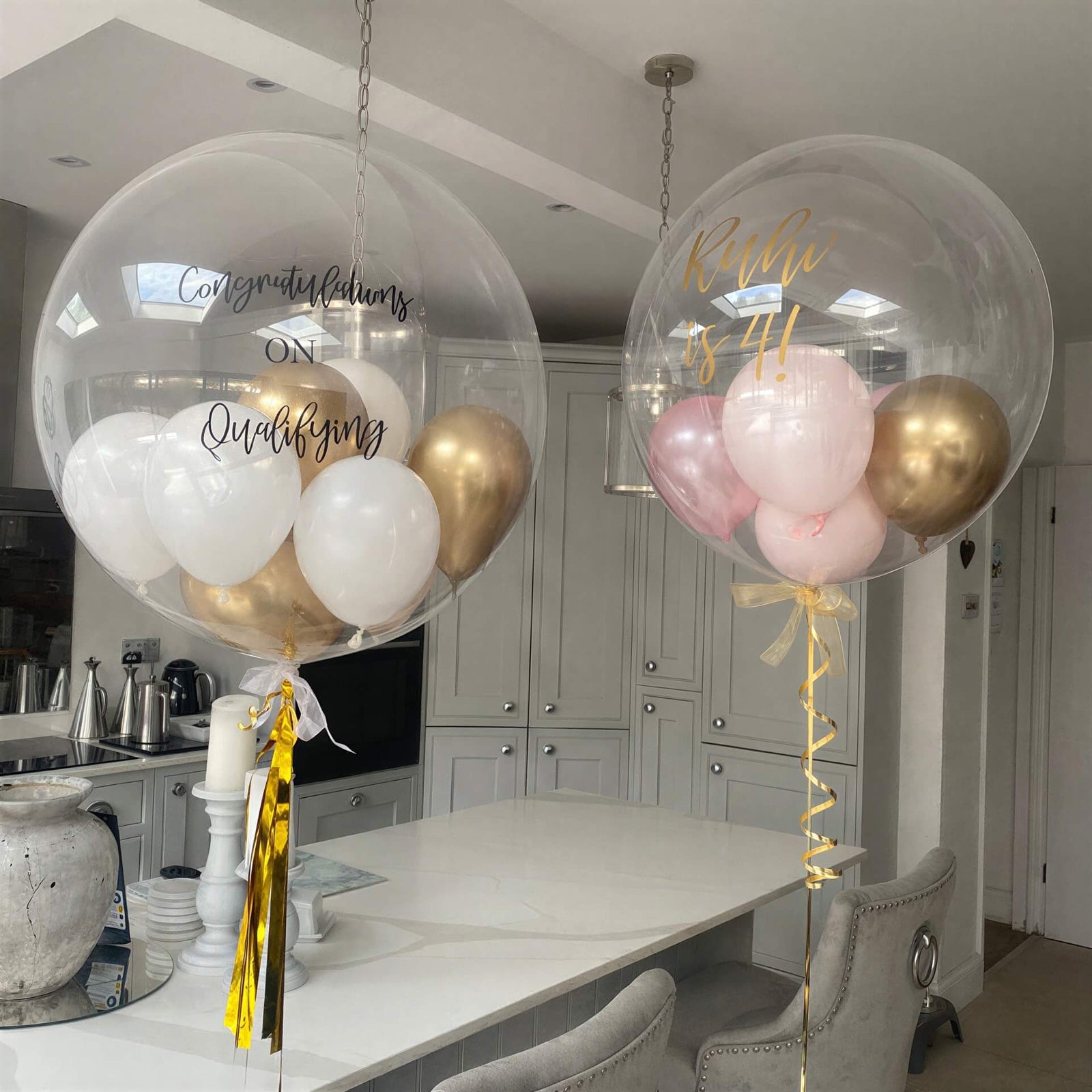 20 inch and 24 inch Personalised Bubble Balloons I My Dream Party Shop Ruislip