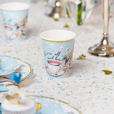 Alice in Wonderland Cups I Alice in Wonderland Party Supplies I My Dream Party Shop UK