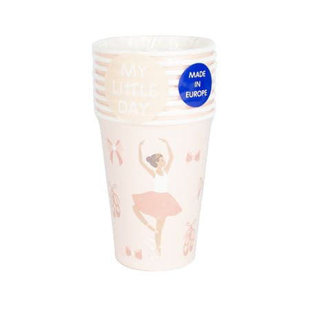 Pink Ballerina Party Cups I Ballerina Party Decorations I My Dream Party Shop UK