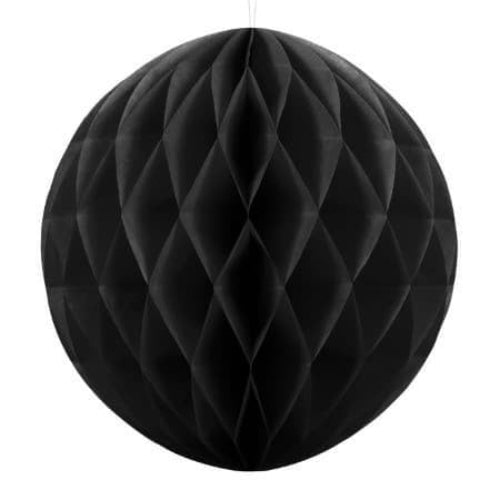 Black Honeycomb Ball 20 cm I Black Party Decorations I My Dream Party Shop I UK