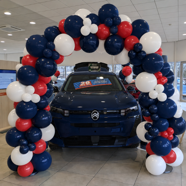Car Showman Balloon Arch Ruislip I Balloons for Business Ruislip I My Dream Party Shop