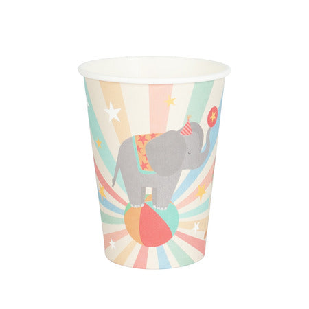Pastel Circus Party Cups I Pastel Circus Party Decorations I My Dream Party Shop UK