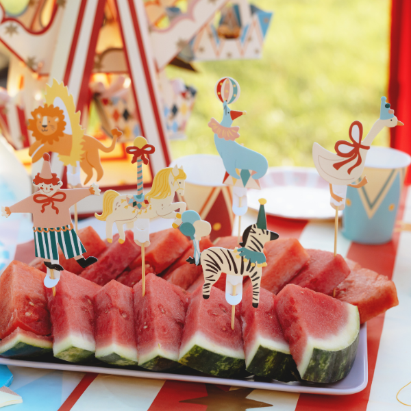 Circus Party Cake Toppers I Circus Party Supplies I My Dream Party Shop UK