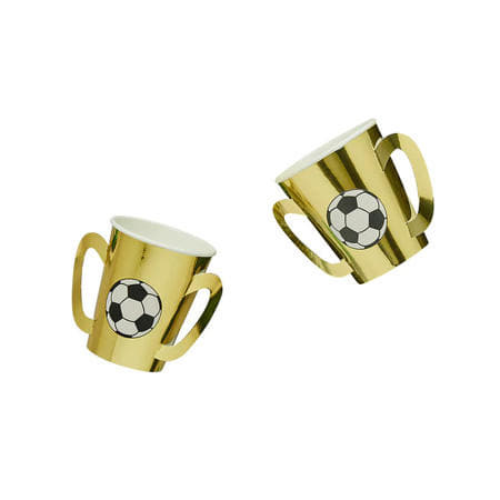 Trophy Football Party Cups I Football Party Supplies I My Dream Party Shop UK