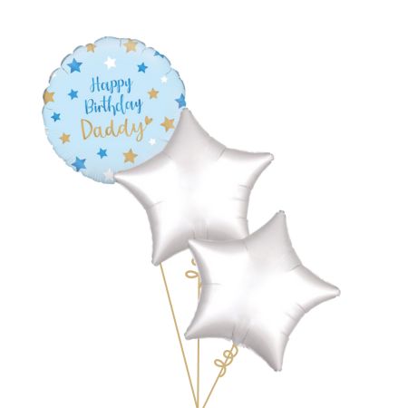 Happy Birthday Daddy Helium Balloon Bouquet I Collection Ruislip I My Dream Party Shop