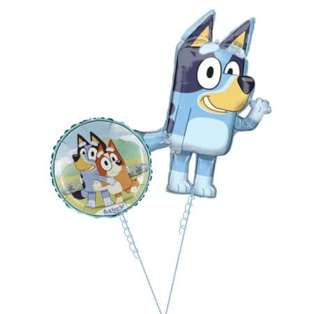 Helium Bluey Balloon Bouquet I Children's Helium Balloons Ruislip I My Dream Party Shop