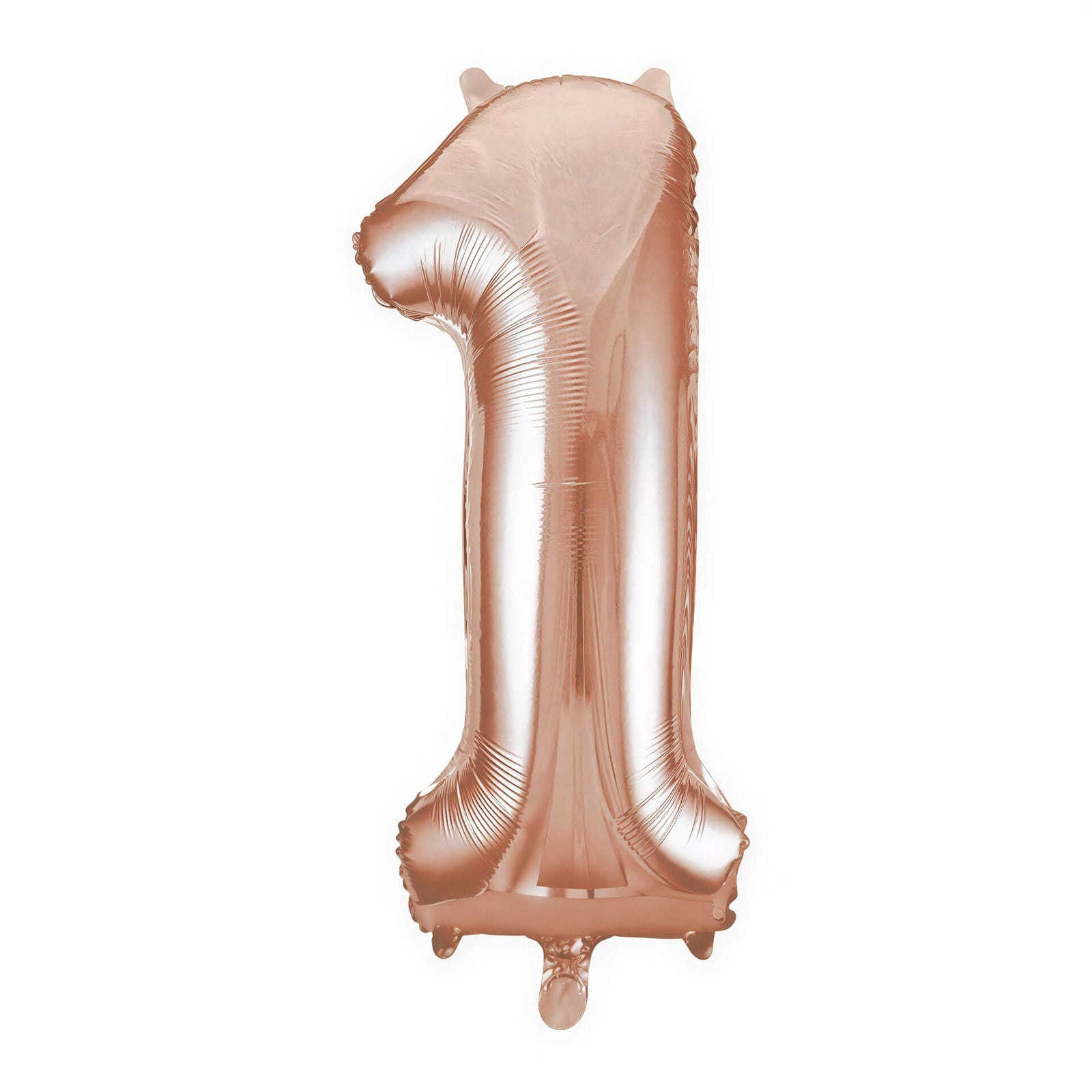Helium Inflated Rose Gold Number One Balloon 34 Inches for Collection Ruislip I My Dream Party Shop