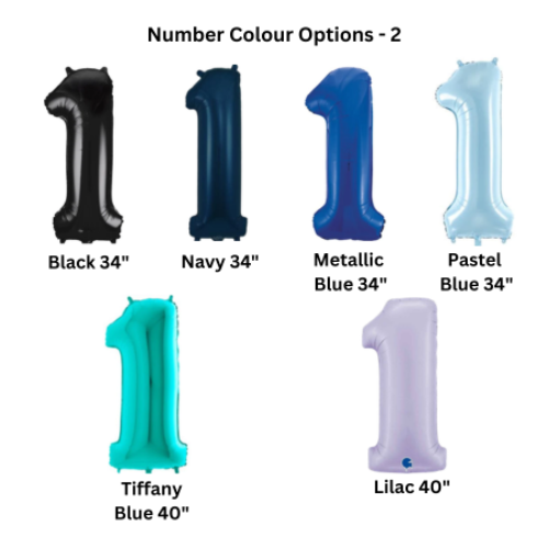 Single Balloon Column Number Colours I Balloon Packages Ruislip