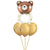 Helium Teddy Bear and Latex Balloon Bouquet I My Dream Party Shop Ruislip