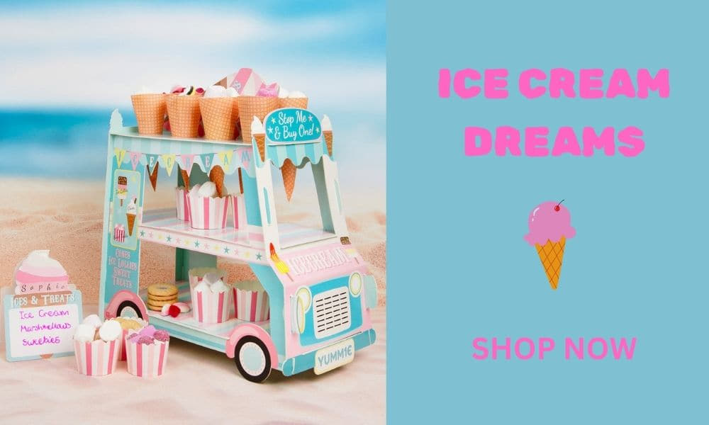 Ice Cream Party Decorations and Tableware I My Dream Party Shop UK