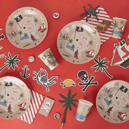 Pirate Party Plates I Pirate Party Decorations I My Dream Party Shop UK