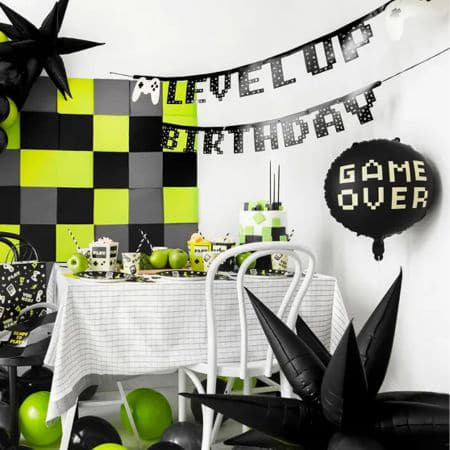 Level Up Birthday Gamer Banner I Gaming Party Supplies I My Dream Party Shop UK