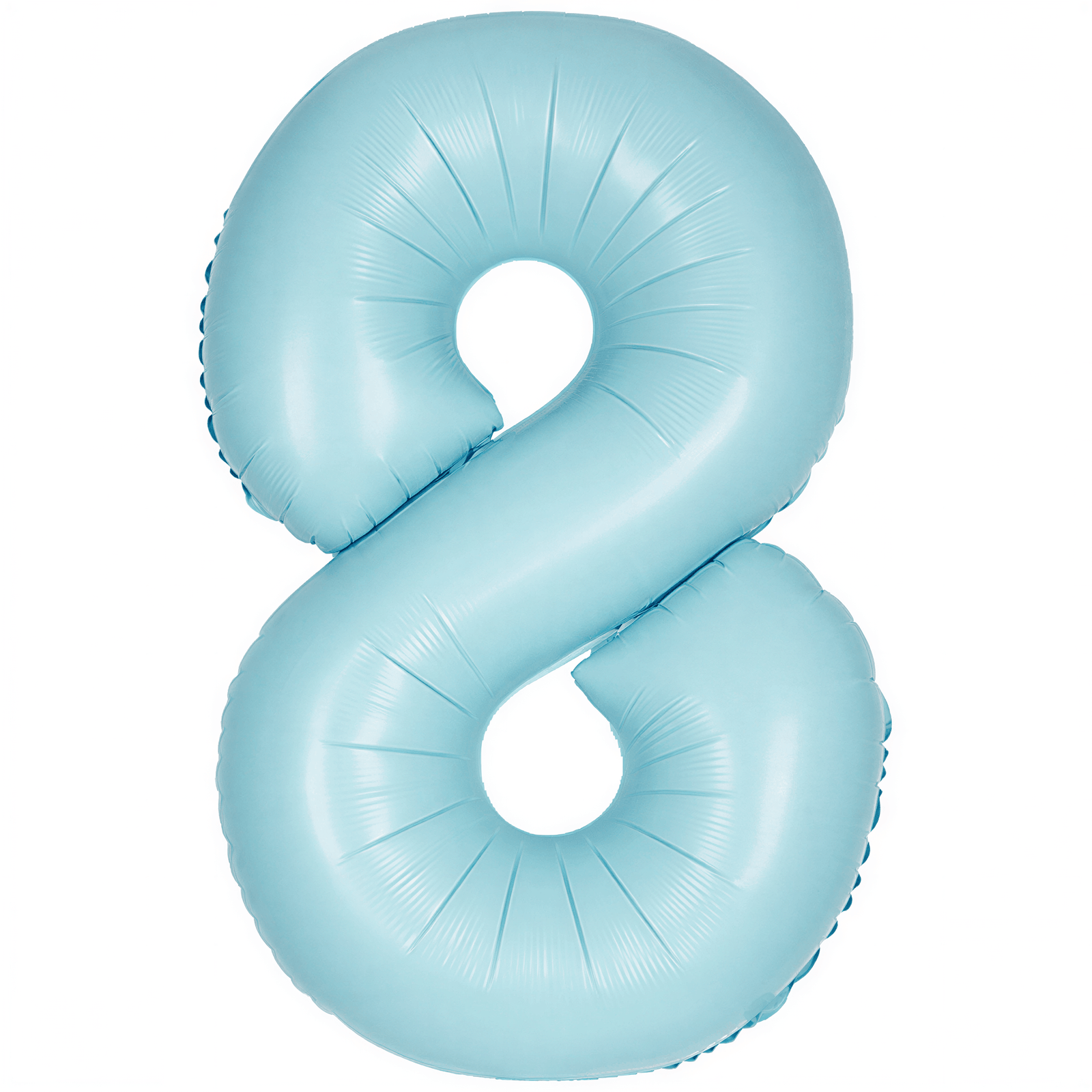 Matt Pastel Blue Foil Number Eight Balloon 34 Inches I Foil Number Balloons I My Dream Party Shop UK