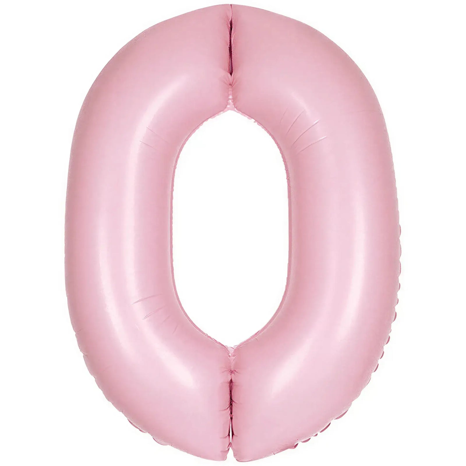 Matt Pastel Pink Foil Number Zero Balloon 34 Inches I Milestone Birthday Balloons I My Dream Party Shop UK