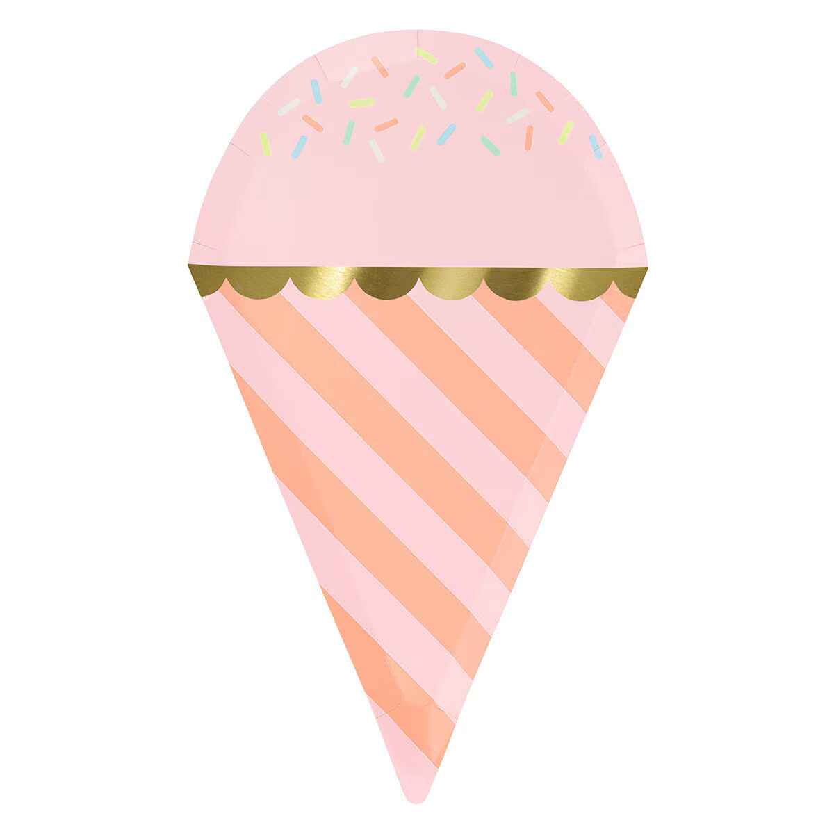 Meri Meri Ice Cream Shaped Party Plates I Ice Cream Party Decorations I My Dream Party Shop UK