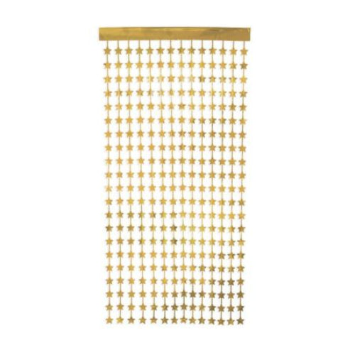 Metallic Gold Star Door Curtain I Party Backdrops I My Dream Party Shop UK