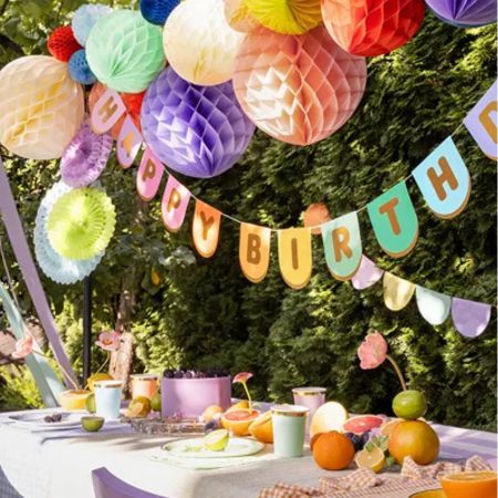 Pastel Party Cups with Gold Rim I Pastel Party Supplies I My Dream Party Shop UK