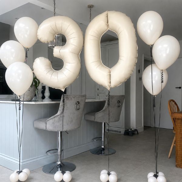 Pastel Dusk Cream 5 Inch Balloons (10 Pack)