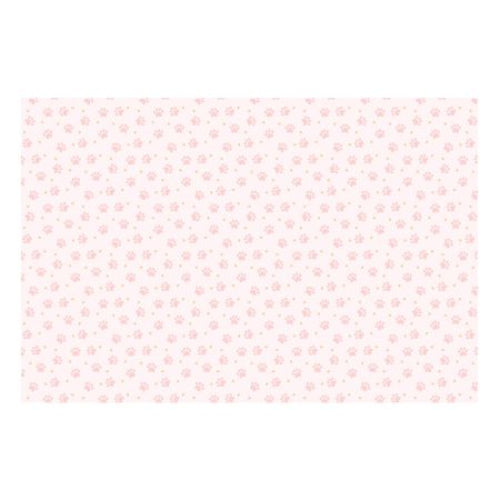 Pastel Pink Paws Tablecover I Pink Cat Party Supplies I My Dream Party Shop UK