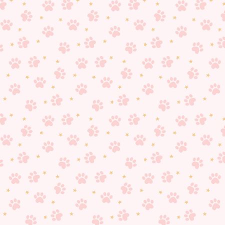 Pastel Pink Paws Paper Tablecover I Pink Cat Party Supplies I My Dream Party Shop UK