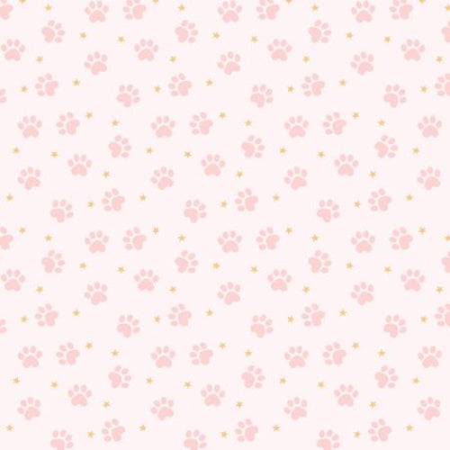Pastel Pink Paws Paper Tablecover I Pink Cat Party Supplies I My Dream Party Shop UK