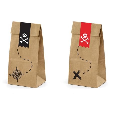 Pirate Map Party Bags I Pirate Party Supplies I My Dream Party Shop UK