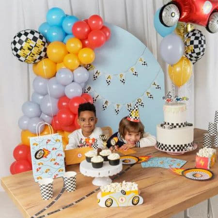Champion Happy Birthday Garland I Car Party Supplies I My Dream Party Shop UK