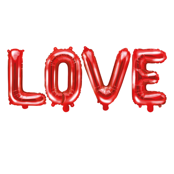 Red Love Balloon Garland I Valentine's Day Balloons I My Dream Party Shop UK