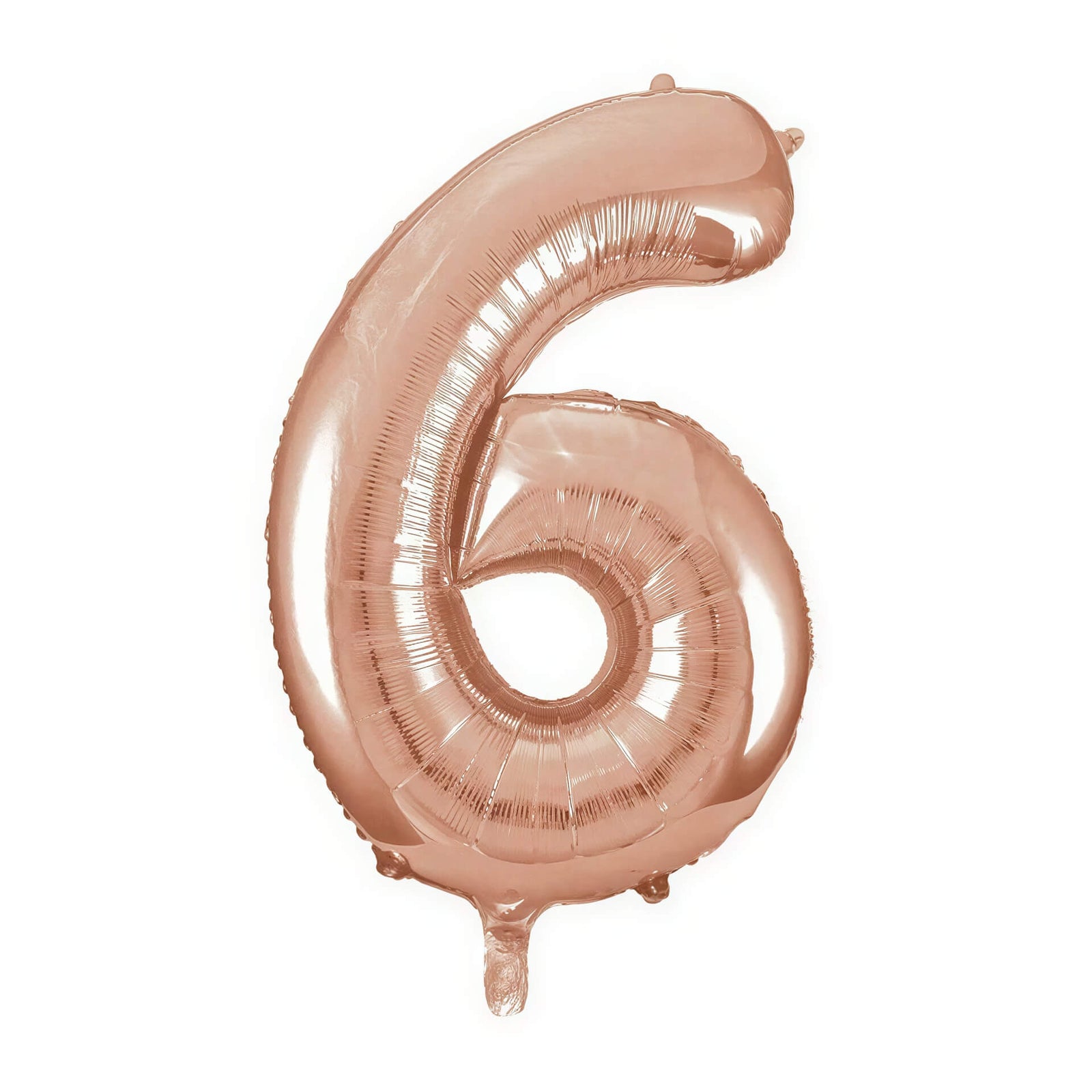 Giant Rose Gold Foil Number Six Balloon I My Dream Party Shop UK