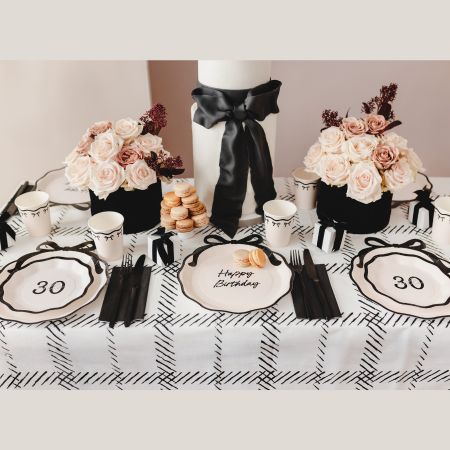 Small 30th Birthday Party Plates I 30th Birthday Party Supplies I My Dream Party Shop UK