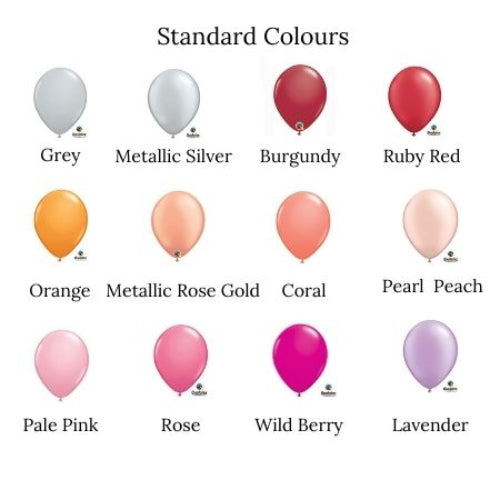 Standard Latex Colours for Balloon Columns and Bouquet Package I Balloon Packages Ruislip
