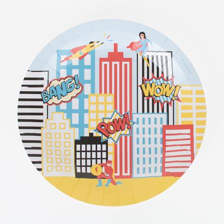 Superhero Party Plates I Superhero Party Decorations I My Dream Party Shop UK