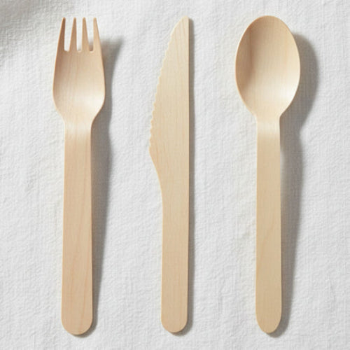 Wooden Cutlery 24 Pack I Eco Cutlery I My Dream Party Shop UK