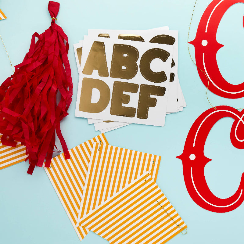 DIY Circus Party Garland I Circus Party Decorations I My Dream Party Shop UK