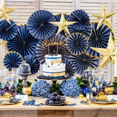 Gold Amour Mirror Cake Topper I Engagement Party Cake Decoration I My Dream Party Shop I UK