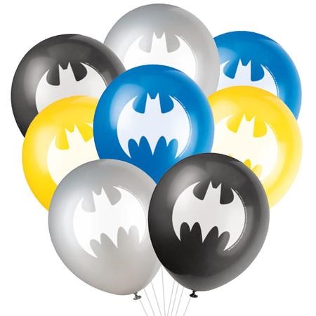 Batman Logo Latex Balloons I Superhero Party Decorations I My Dream Party Shop UK