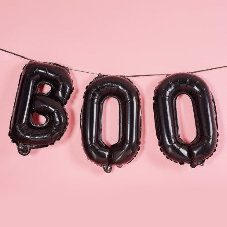 Halloween Black Boo Balloons I Halloween Party Balloons I My Dream Party Shop I UK