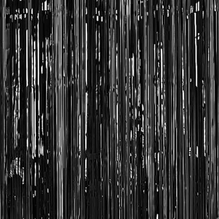 Black Metallic Door Curtain I Modern Black Party Decorations I UK