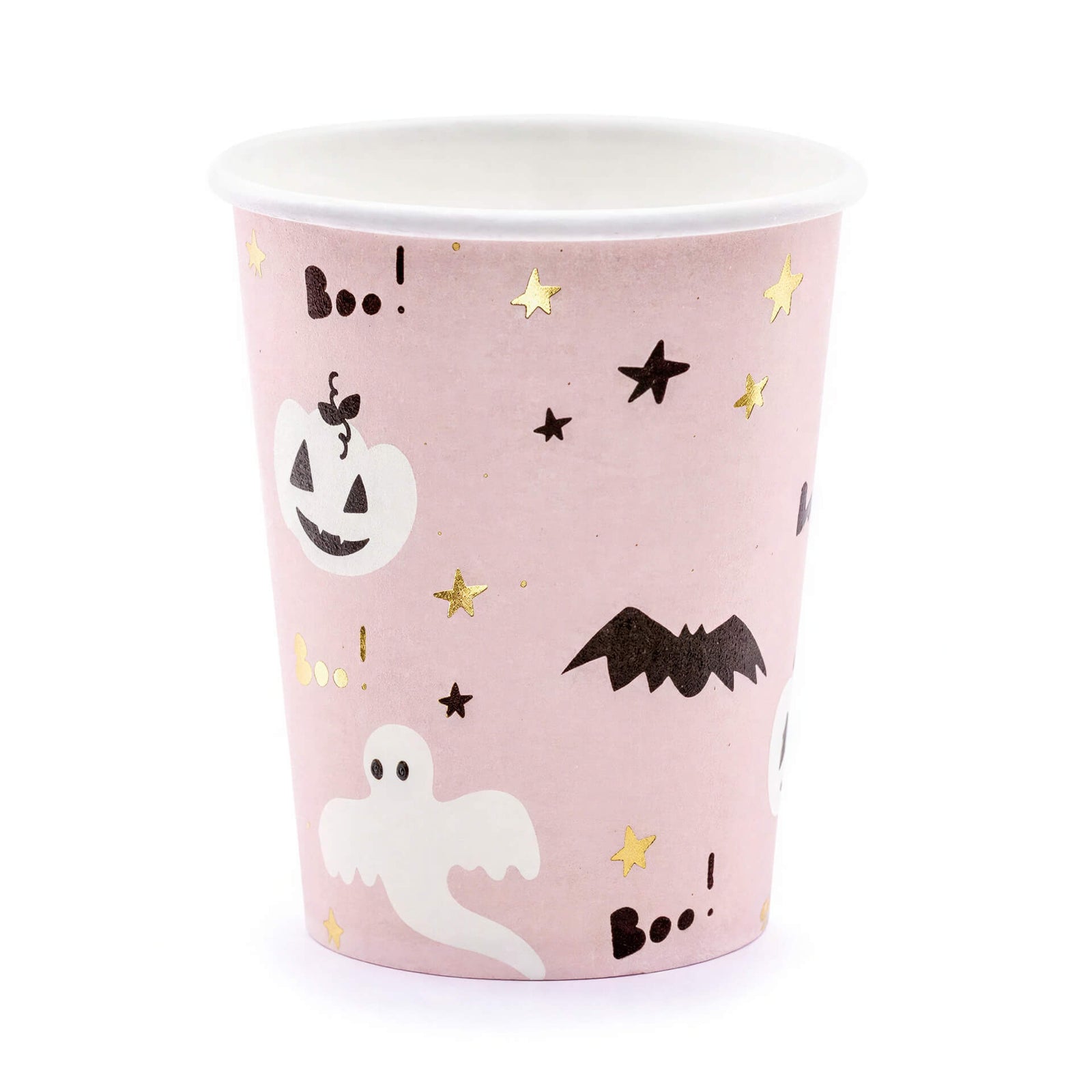 Pink and Black Halloween Cups I Cool Halloween Party Decorations I My Dream Party Shop UK