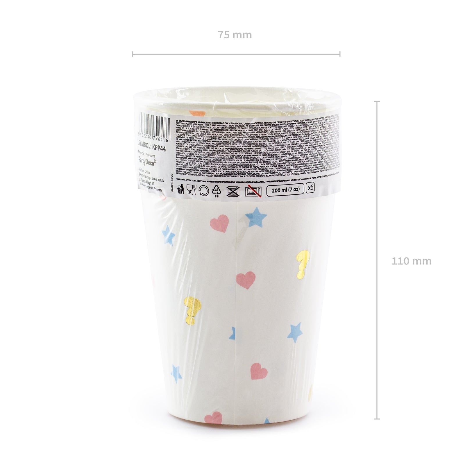 White Boy or Girl Gender Reveal Cups I Gender Reveal Party Supplies I My Dream Party Shop I UK