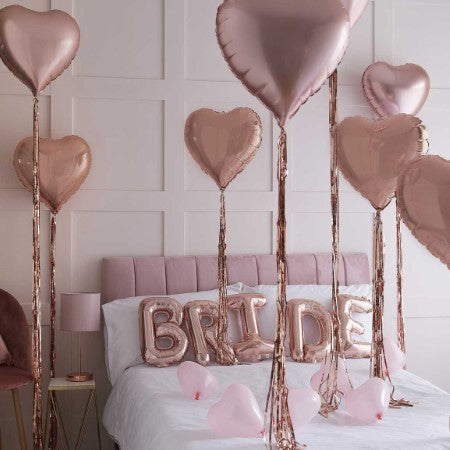 Rose Gold Bride Balloons I Hen Party Decorations I My Dream Party Shop UK
