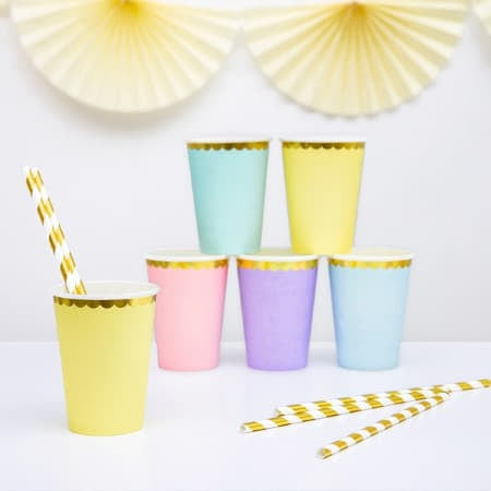 Cream Tissue Fan Garland I Modern Cream Party Supplies I UK