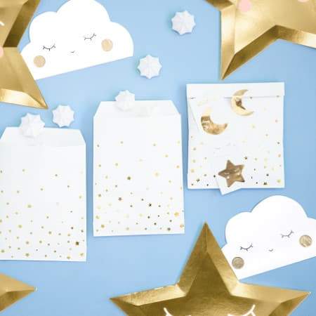 Cute Cloud Napkins I Modern Christening Tableware I UK