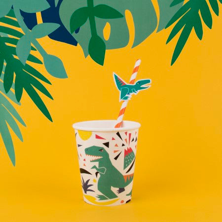 Dinosaur Party Cups I Dinosaur Birthday Party Decorations I My Dream Party Shop UK