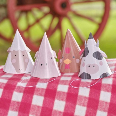 Farmyard Party Hats I Farm Party Supplies I My Dream Party Shop UK