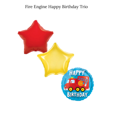Fire Engine Balloon Sets I Helium Balloons Ruislip I My Dream Party Shop