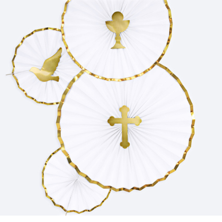 Gold Christening Cake Toppers I First Holy Communion Party Decorations I My Dream Party Shop UK