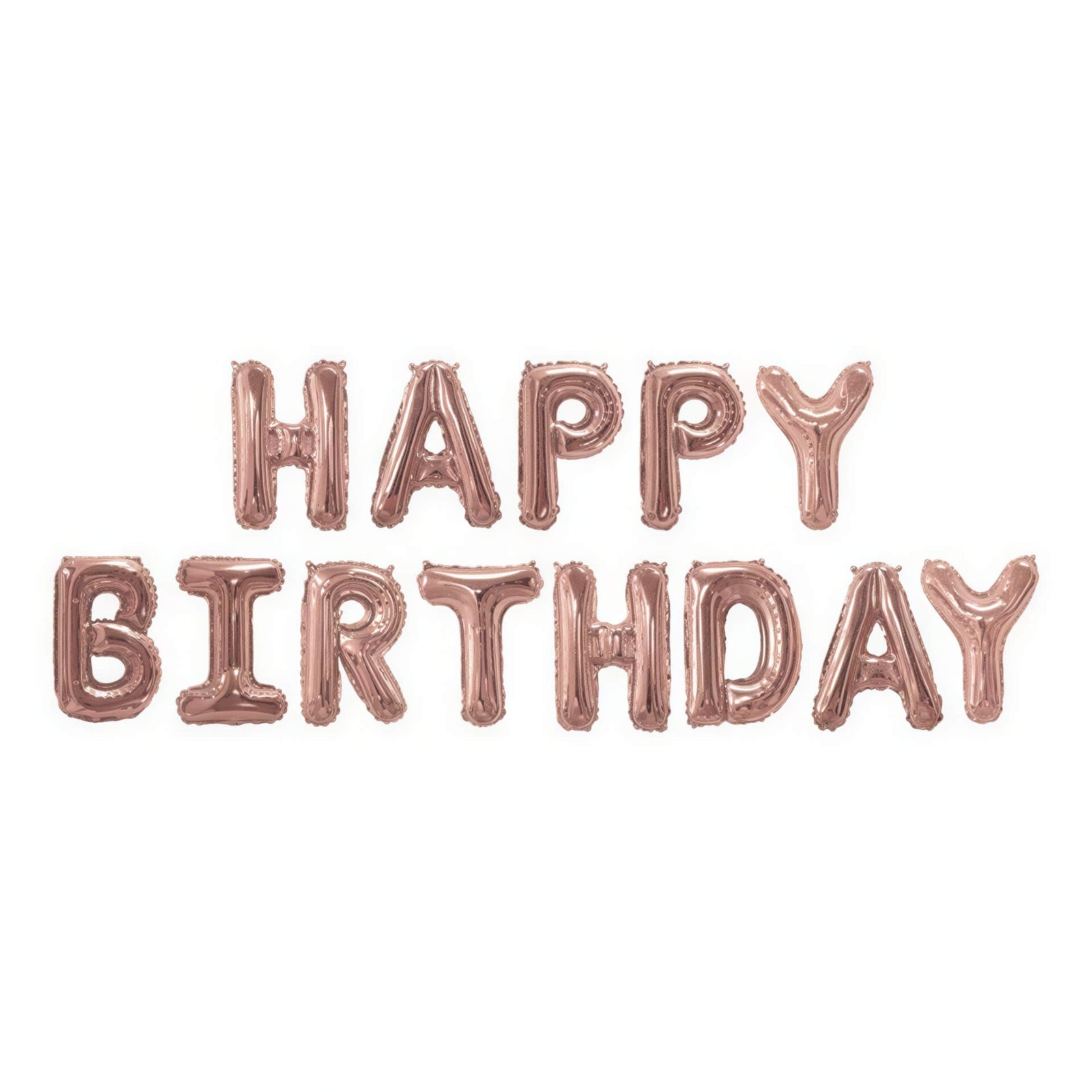Rose Gold Happy Birthday Balloon Bunting I Modern Party Decorations I My Dream Party Shop
