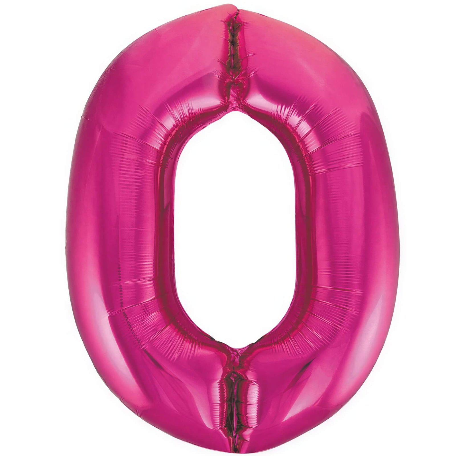 Helium Inflated Metallic Pink Foil Number Balloons for Collection I My Dream Party Shop