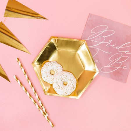 Pale Pink Bride to Be Napkins I Modern Hen Party Tableware I My Dream Party Shop UK